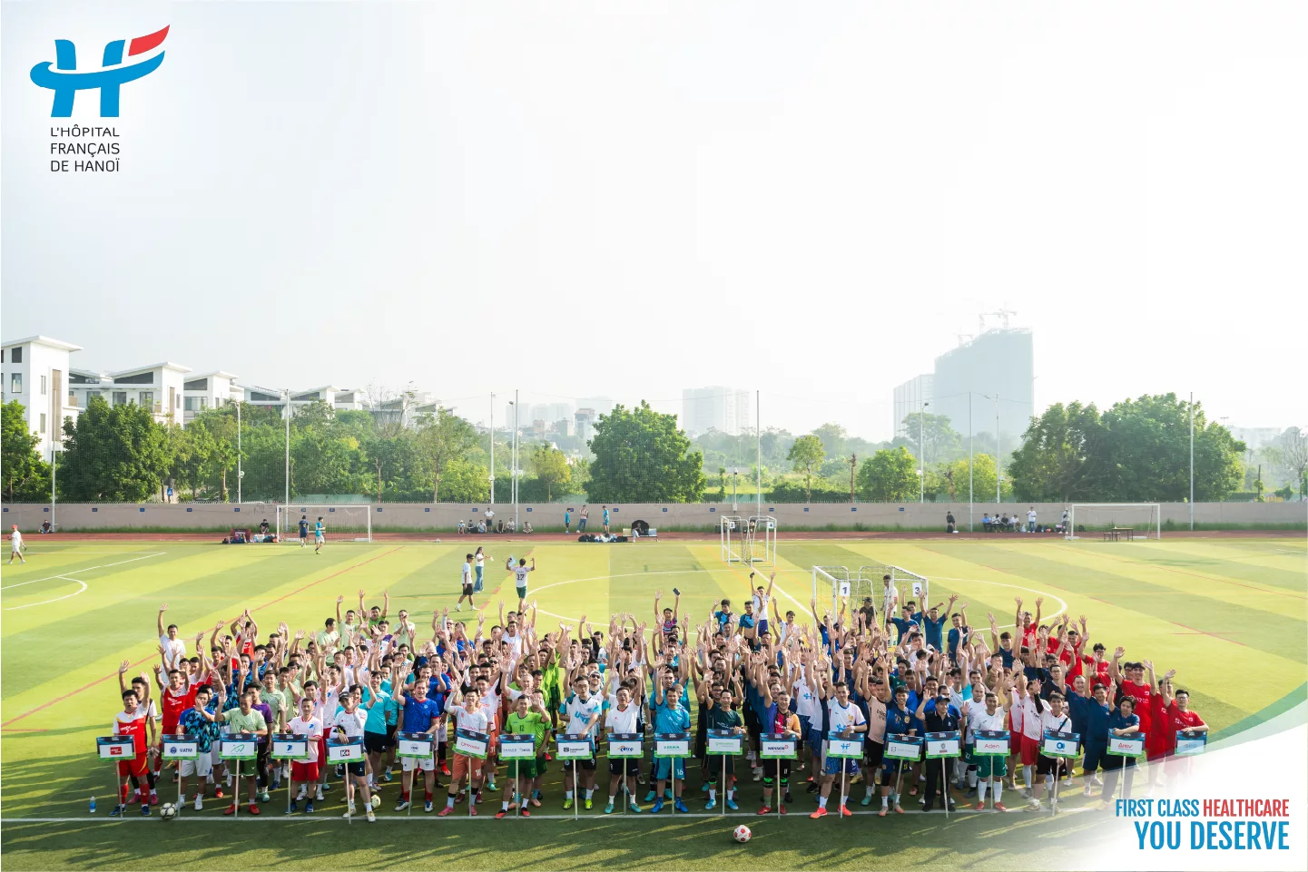 Hanoi French Hospital assured First-class Emergency response at the amazing “Foot for Hope” football tournament